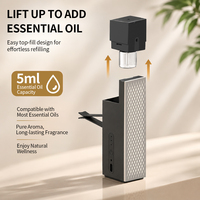 Diffuseur d'huiles essentielles sans eau pour voiture, mini diffuseur de 5 ml à clipser sur grille d'aération, vente en gros