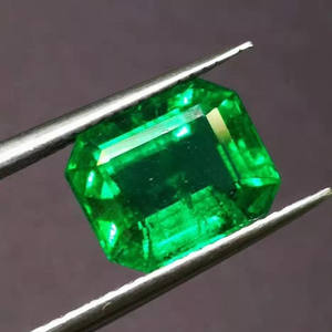 Di fascia alta da sposa fatto a mano della pietra preziosa dei monili di personalizzazione 5.205ct naturale vivido verde <span class=keywords><strong>smeraldo</strong></span> di pietra allentati - Product Image 2