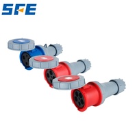 Connecteur électrique industriel SFE de deuxième génération 3/4/5 3P+N+E rouge bleu jaune 6H/4H 220V-240V 380V-415V 16A/32A/63A/125A