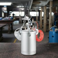 Outils du réservoir de peinture à pression d'air 15L pot de pression à décharge supérieure/inférieure pour le moulage de résine
