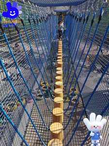 アドベンチャーパークスリル満点のスカイライドとサスペンションブリッジアミューズメントパークの屋外遊び場 - Product Image 5