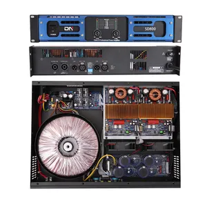 Amplifier Daya 2U Pyle, Penguat Daya 2u Pyle Stereo 800W Dua Saluran Kelas D 2