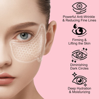 Patchs pour les yeux au saumon OEM, patchs pour les yeux, gelée éclatante, peptides, nicinamide, masque pour les yeux, atténuant les cernes, hydratant, masque PDRN