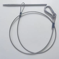 Haute qualité en acier inoxydable 304 chasse sous-marine pêche Stringer pêche gardien en Stock pêche aiguille brochette