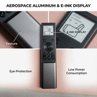 Télécommande de canapé à code fixe de qualité supérieure avec écran E-ink |   Contrôleur intelligent à 13 touches pour fauteuil inclinable et home cinéma, en alliage d'aluminium, portée de 20 m