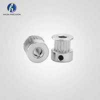 Poulie de distribution à bride en acier au carbone de précision |   Acier inoxydable |   Brochage usiné CNC |   Série 2M 3M 5M 8M MXL XL L T5 T10