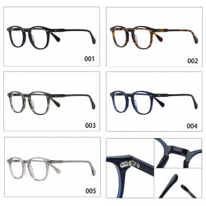 Gafas de Acetato Vintage Personalizadas, Armazón Óptico con Lentes Anti Luz Azul, Armazones de Gafas de Lujo para Hombre y Mujer - Product Image 2