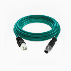 Câble Ethernet industriel M12 vers RJ45, étanche, 4 conducteurs, code D, câble de capteur de caméra industrielle, connecteur M12 vers câble RJ-45 - Product Image 2