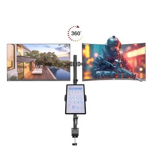 Đa màn hình đứng cho kinh doanh ngoại hối, 3 màn hình thiết lập, Ergonomic không gian làm việc giải pháp ba màn hình đứng cho 27 inch - Product Image 3