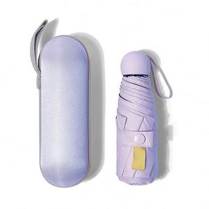 Sombrilla Plegable Portátil Mini con Protección UV y Refugio, Tipo Cápsula - Product Image 1
