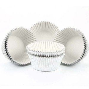 ถ้วยฟอยล์อลูมิเนียมสำหรับคัพ<span class=keywords><strong>เค้ก</strong></span> 100 ชิ้น บรรจุในหลอดพีวีซี ป้องกันน้ำมัน สำหรับอบมัฟฟินและเค้ก - Product Image 2