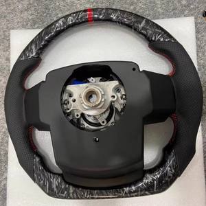 Modification du volant en cuir de Fiber de carbone pour <span class=keywords><strong>Toyota</strong></span> <span class=keywords><strong>Corolla</strong></span> LC300 Hilux Fortuner Land Cruise <span class=keywords><strong>GR</strong></span> volant de voiture - Product Image 5