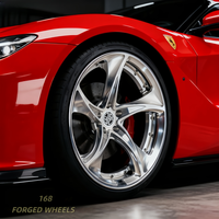 168 Jantes de voiture forgées en 2 parties, tailles personnalisées de 16 à 26 pouces, 5x114.3 5x130 5x108 5x114.3 5x120 5x112 pour Mercedes Range Rover Audi