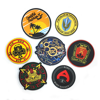 Patchs en caoutchouc PVC souple 2D/3D personnalisés avec logo et motif floral écologique pour chapeaux - Vente en gros de patchs personnalisés