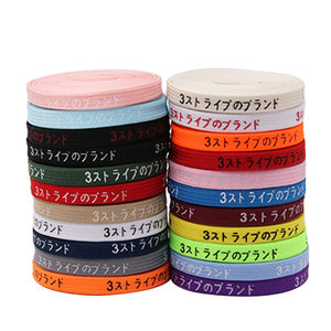 Lacets Weiou Lacets Katakana japonais imprimés sur mesure Conception plate double couche de 7mm de large pour baskets <span class=keywords><strong>NMD</strong></span> Commande en gros avec logo - Product Image 6