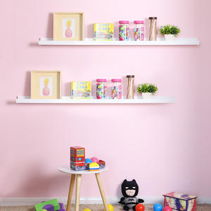 <span class=keywords><strong>VASAGLE</strong></span> Présentoir de rangement flottant en bois Offre Spéciale <span class=keywords><strong>Étagère</strong></span> <span class=keywords><strong>murale</strong></span> blanche - Product Image 4