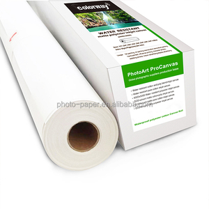 Bán buôn sinh thái dung môi in ấn nghệ thuật vải 370 bóng Polyester vải cuộn - Product Image 1