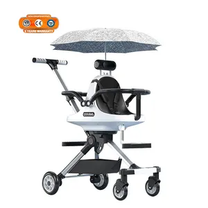 WQL Chine fabricant parapluie bébé poussette bébé fonction de rotation de 360 degrés