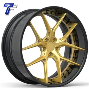 Customized Alloy Wheels T6061 18 19 20 21 22 Inch 2 Pieces Forged Car Rims for Chevrolet Mitsubishi mercedes