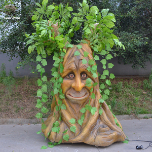 Op maat gemaakte geanimeerde plantenmodel, levensgrote animatronische pratende boom - Product Image 3