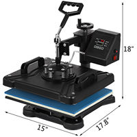 Juego Combinado SIHAO de Plotter de Corte de Vinilo de 53 Pulgadas y Máquinas de Transferencia de Calor para Camisetas y Tazas de 12''x15''