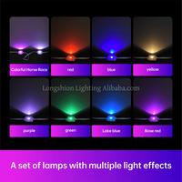 Luces LED RGB para Exteriores, Impermeables IP67, para Aleros de Casas, Decoración Navideña, Iluminación Ambiental Inteligente para el Hogar