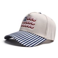 Nueva Gorra de Béisbol Unisex con Bandera Americana Bordada y Rayas de Colores, Gorra Trucker para Deportes al Aire Libre con Protección Solar