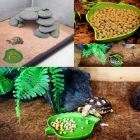 Plateforme de repos pour reptiles en résine, galets empilés, terrasse pour tortues, décoration d'aquarium, cachette pour poissons