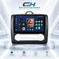 Autoradio Android pour Ford Focus Mk 2 2004-2011 Android 15 9 pouces 2DIN Octa Core CarPlay sans fil GPS DSP 4G AM FM