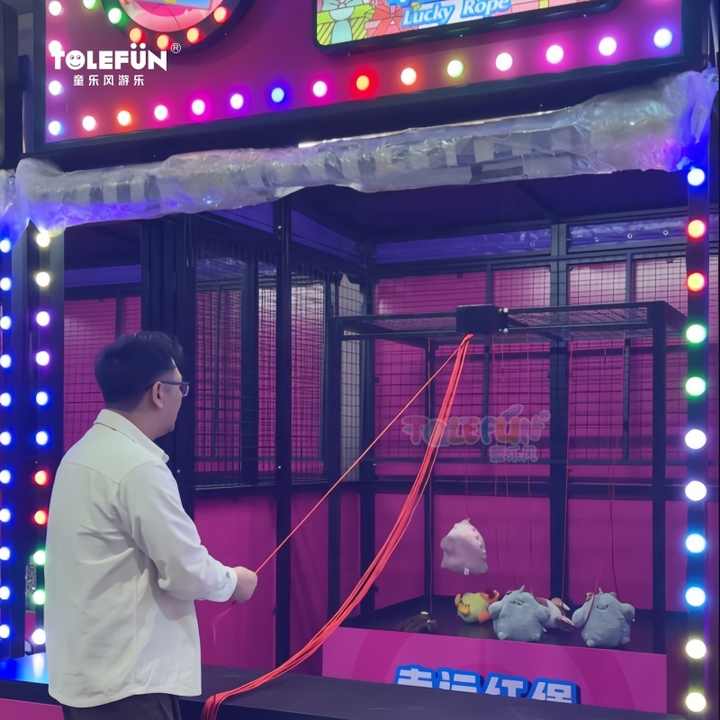 Tolefun Big Playground Midway Carnival Booth Game Lucky Rope Pull A ...