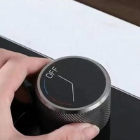 Évier de cuisine intelligent avec affichage numérique LED, multifonction, moderne, en acier inoxydable, avec cascade