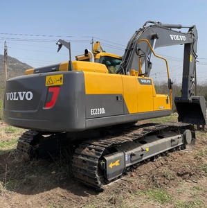 Pelle rétrocaveuse hydraulique sur chenilles de 21 tonnes Volvo 210 d'occasion à vendre avec noyau moteur et composants de roulement - Product Image 2