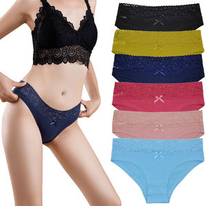 وصول جديد مثير القطن سراويل محب للنساء منتصف الارتفاع الإناث بيكيني سراويل داخلية النساء - Product Image 1