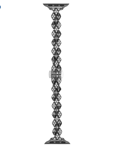 Correas de Reloj Inteligente para Mujer con Pedrería Brillante, Transpirables, de 38 mm y 42 mm, Compatibles con <span class=keywords><strong>Apple</strong></span> <span class=keywords><strong>Watch</strong></span> Series 7 y 5, de Acero Inoxidable - Product Image 6