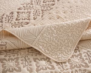 Edredón bordado de nuevo estilo, colcha con patrón hermoso, ropa de cama acolchada lisa, juego de cama suave transpirable - Product Image 5