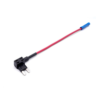 Micro 2 Fuse TAP Fuse Holder Adaptor Sekring Mobil dengan Konektor Kabel Plastik untuk Mobil Truk Kapal