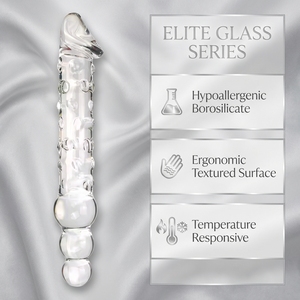 Grote, verlengde, transparante glazen <span class=keywords><strong>dildo</strong></span> van de fabrikant, nieuw adult product voor vrouwen voor masturbatieplezier. - Product Image 2