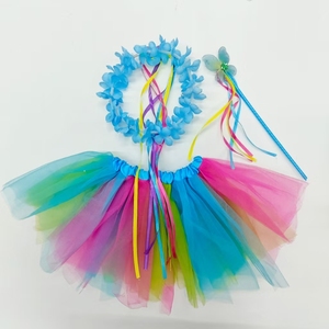 All Saints Carnival <strong>Wings</strong> Tutu Skirt <strong>Suit</strong> Girl's Princess Pattern Dance Dresses for Performance or Party Stage Wear - Product Image 1
