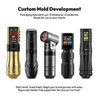 Pluma de Tatuaje Inalámbrica Rotativa de Aluminio con Motor Maxon CNC Profesional Personalizada de Fábrica con Conexión RCA y Carrera de 3.2mm
