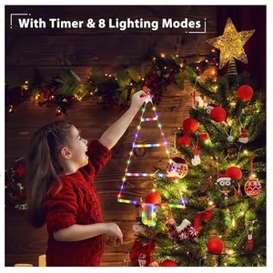 屋外USB電源クリスマスデコレーションライト多色ツリーLEDライト防水ナイトライト - Product Image 2