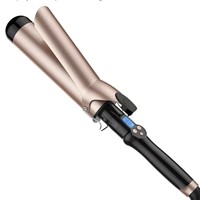 Fer à boucler professionnel en céramique tourmaline PTC de 1,25 pouce avec écran LCD, chauffe rapide 450°F pour cheveux longs