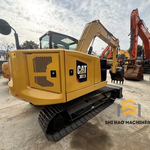 Excavadora Hidráulica Pequeña Americana Usada CAT307.5 de 7.5 Toneladas, Ecológica, con Pocas Horas de Uso, Motor Incluido, en Venta - Product Image 4