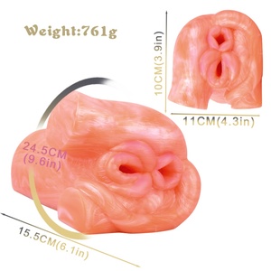 GEEBA Fantasía Vaginal Animal Gato Vagina Artificial Masturbador Masculino Vibrador Réplica Vaginal Animal - Product Image 2