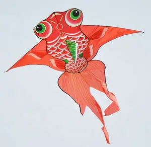 China manufacturer traditional craft kite flying fish kite for sale