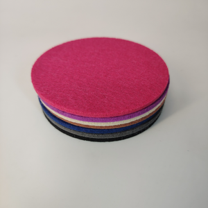 Customized Eco Friendly Round Chemical Fiber Felt <strong>Coasters</strong> Heat Resistant <strong>Table</strong> Mats for Home Office Cafe <strong>Table</strong> Decorations - Product Image 3