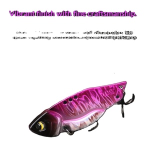 Señuelo Artificial Duro, Tipo Big Tile Vib, de Largo Alcance, para Todo Tipo de Agua, con Anzuelos Metálicos de Espalda Delgada, <span class=keywords><strong>Boca</strong></span> Abierta, Verde, para Pesca de Lucio en Agua Salada - Product Image 3