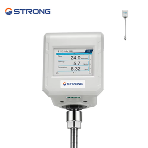 多言語対応 OEM/ODM ステンレス鋼 熱式質量流量計 LCDタッチスクリーン リアルタイム携帯電話制御 圧縮空気・ガス用 - Product Image 1