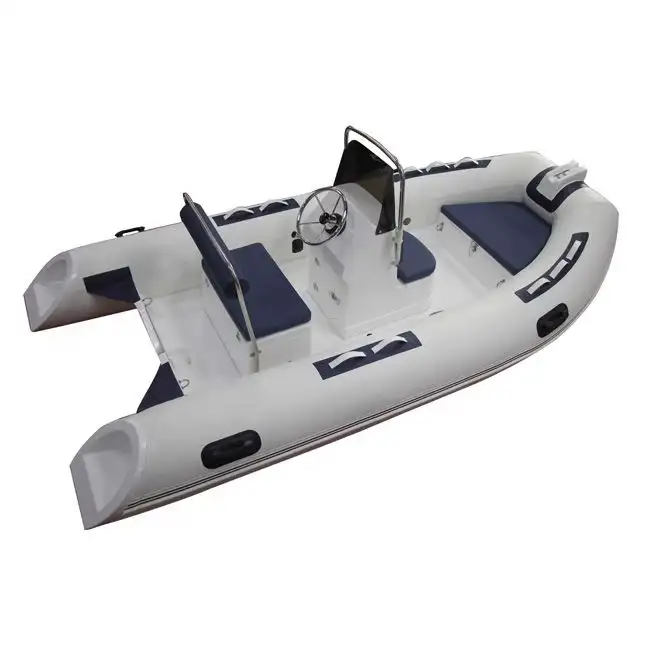 En iyi fiberglas şişme hipalon/PVC sert balıkçılık zodyak yelken şişme 360 kaburga tekne satış