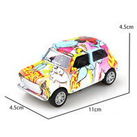Modèle de voiture rétro en alliage 1:36, simulation de voiture vintage, jouet, décoration de gâteau, ornement