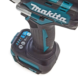 Llave de Impacto Inalámbrica <span class=keywords><strong>Makita</strong></span> de 18V, <span class=keywords><strong>Pistola</strong></span> de Impacto Eléctrica de 1/2 Pulgada para Reparación de Automóviles y Construcción, Solo Herramienta (Sin Batería) - Product Image 3
